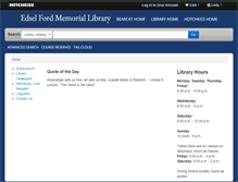 Tablet Screenshot of bearcat.hotchkiss.org